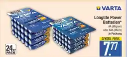 Edeka Varta aa (mignon) oder aaa (micro) Angebot