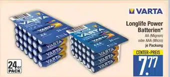 Edeka Varta aa (mignon) oder aaa (micro) Angebot