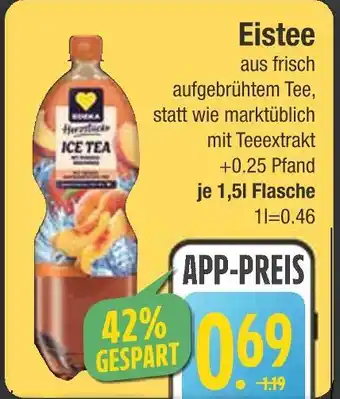 Edeka Herzstück eistee Angebot