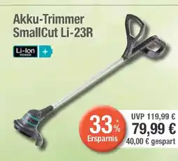 Edeka Li-ion power akku-trimmer smallcut li-23r Angebot