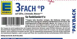 Edeka Payback 3fach °p Angebot