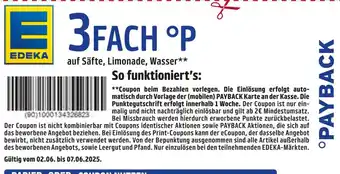 Edeka Payback 3fach °p Angebot