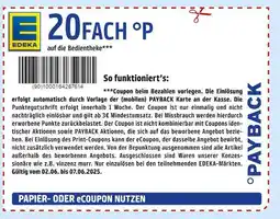 Edeka Edeka 20fach °p Angebot