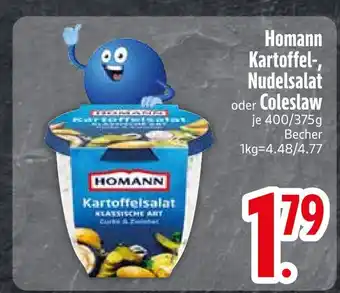 Edeka Homann kartoffel-, nudelsalat oder coleslaw Angebot