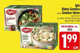 Edeka Iglo rahm-gemüse Angebot