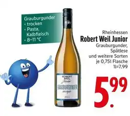 Edeka Robert weil junior grauburgunder, spätlese und weitere sorten Angebot