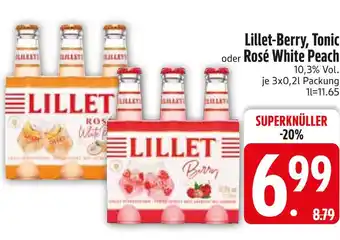 Edeka Lillet lillet-berry, tonic oder rosé white peach Angebot