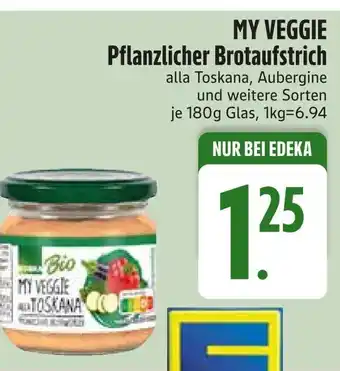 Edeka My veggie pflanzlicher brotaufstrich Angebot