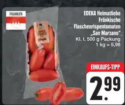 E-Center Edeka heimatliebe fränkische flaschenrispentomaten „san marzano“ Angebot