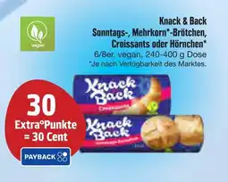 E-Center Knack & back sonntags-, mehrkorn-brötchen, croissants oder hörnchen Angebot