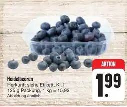 E-Center Heidelbeeren Angebot