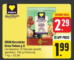 E-Center Edeka herzstücke grana padano g. u Angebot
