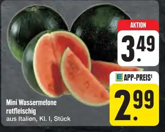 E-Center Mini wassermelone rotfleischig Angebot
