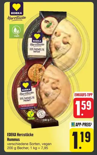 E-Center Edeka herzstücke hummus Angebot