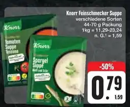 E-Center Knorr feinschmecker suppe Angebot
