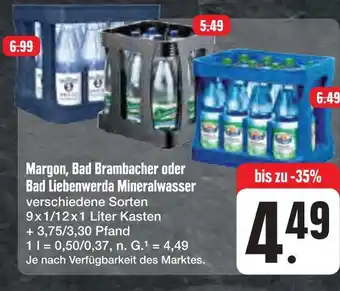 E-Center Margon mineralwasser Angebot