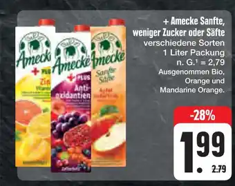 E-Center Amecke sanfte, weniger zucker oder säfte Angebot