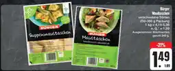 E-Center Bürger suppenmaultaschen oder maultaschen Angebot