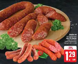 E-Center Knacker roh Angebot