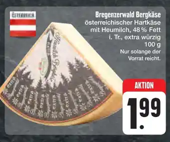 E-Center Bregenzerwald bergkäse hartkäse Angebot