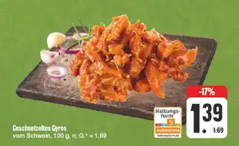 E-Center Geschnetzeltes gyros Angebot
