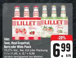 E-Center Lillet tonic, rosé grapefruit, berry oder white peach Angebot