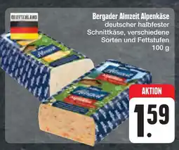 E-Center Bergader almzeit alpenkäse Angebot