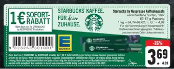 E-Center Starbucks starbucks by nespresso kaffeekapseln Angebot