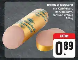 E-Center Delikatess leberwurst Angebot