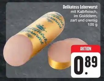 E-Center Delikatess leberwurst Angebot