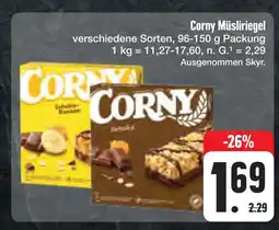 E-Center Corny müsliriegel Angebot