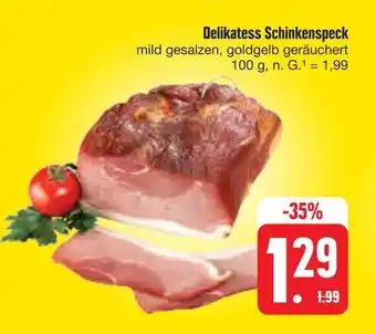 E-Center Delikatess schinkenspeck Angebot
