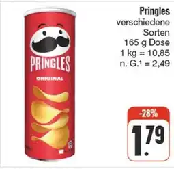 nah & gut Pringles verschiedene sorten Angebot