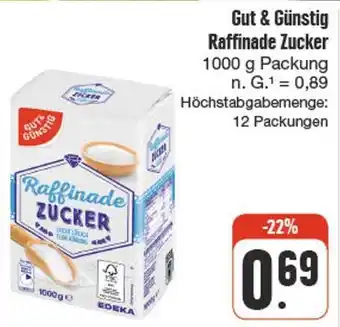 nah & gut Gut & günstig raffinade zucker Angebot