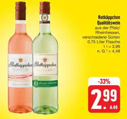 E-Center Rotkäppchen qualitätswein Angebot