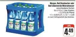 nah & gut Margon, bad brambacher oder bad liebenwerda mineralwasser Angebot