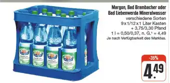 nah & gut Margon, bad brambacher oder bad liebenwerda mineralwasser Angebot