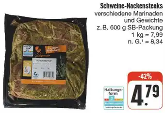nah & gut Haltungsform schweine-nackensteaks Angebot
