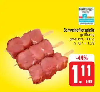 E-Center Schweinefiletspieße Angebot