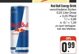 nah & gut Red bull energy drink Angebot
