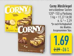 diska Corny corny müsliriegel Angebot