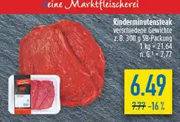 diska Meine marktfleischerei rinderminutensteak Angebot