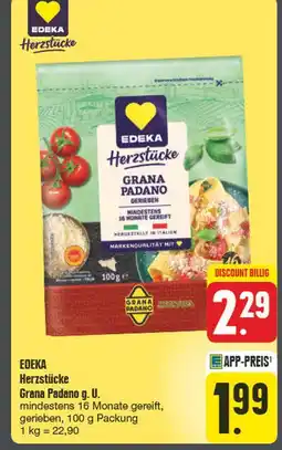 Edeka Edeka herzstücke grana padano g. u Angebot