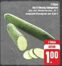 Edeka Gut & günstig salatgurken Angebot