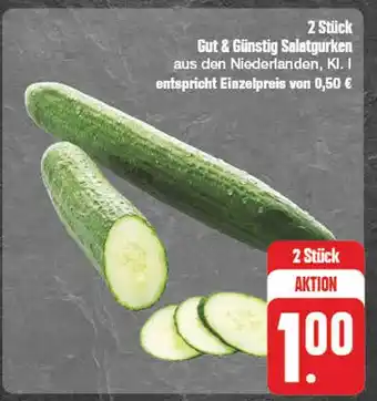 Edeka Gut & günstig salatgurken Angebot