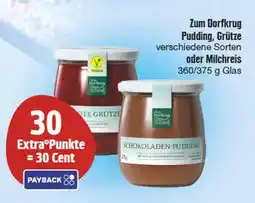 Edeka Zum dorfkrug pudding, grütze oder milchreis Angebot
