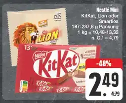 Edeka Nestlé kitkat, lion oder smarties Angebot