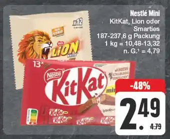 Edeka Nestlé kitkat, lion oder smarties Angebot