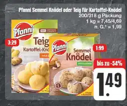 Edeka Pfanni semmel knödel oder teig für kartoffel-knödel Angebot