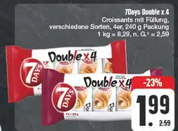 Edeka 7days double x 4 Angebot